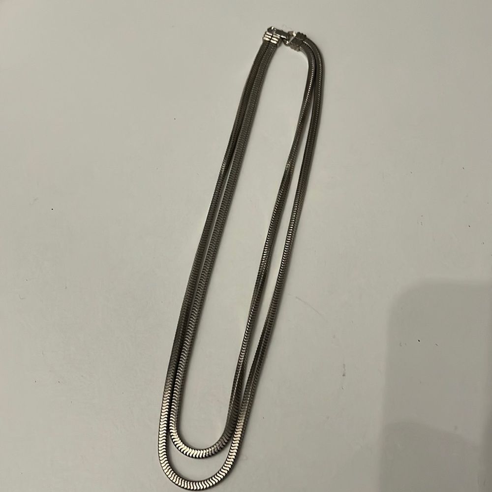 Vintage Silver chain necklace